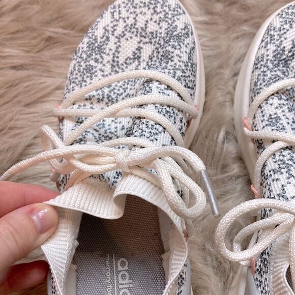 Adidas Ultimamotion Cloudfoam Sock Lace-up Sneaker Athletic Walking Gray Pink - Picture 6 of 16